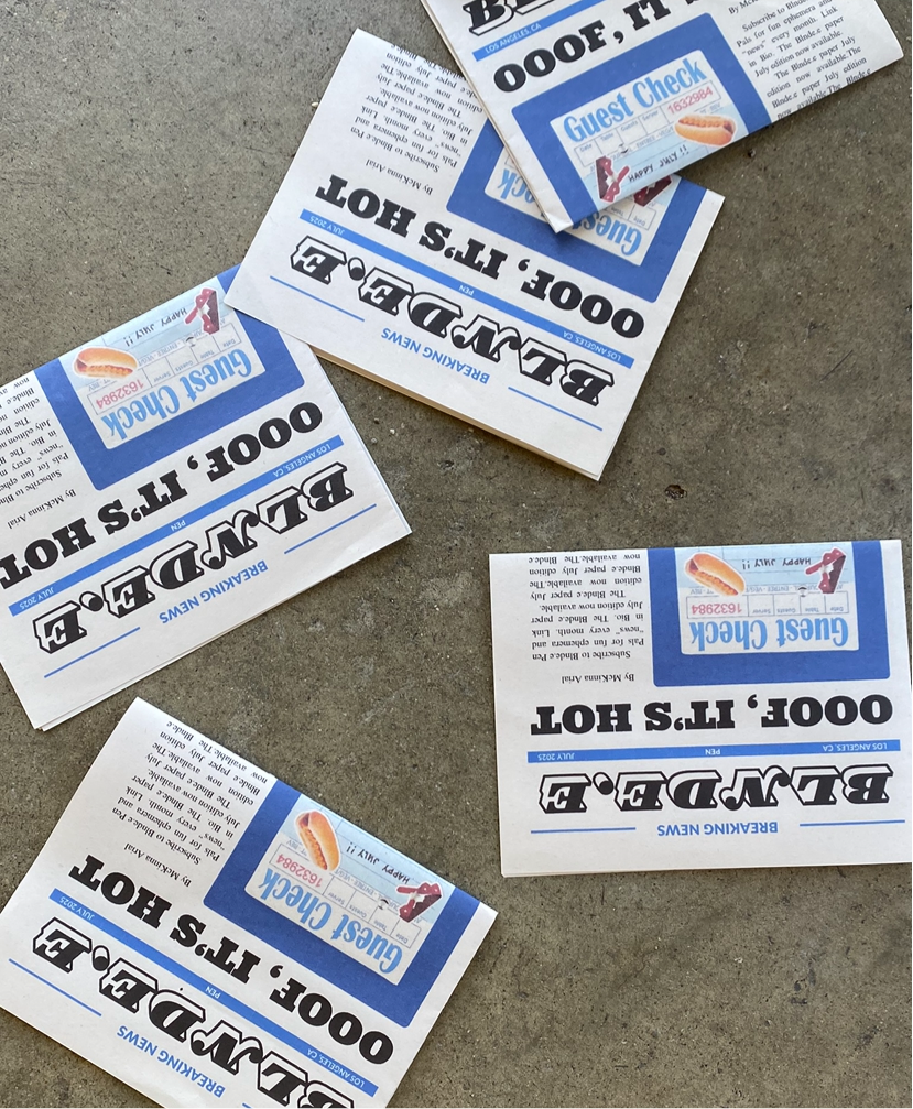 BLNDE.E’S MINI PAPER
