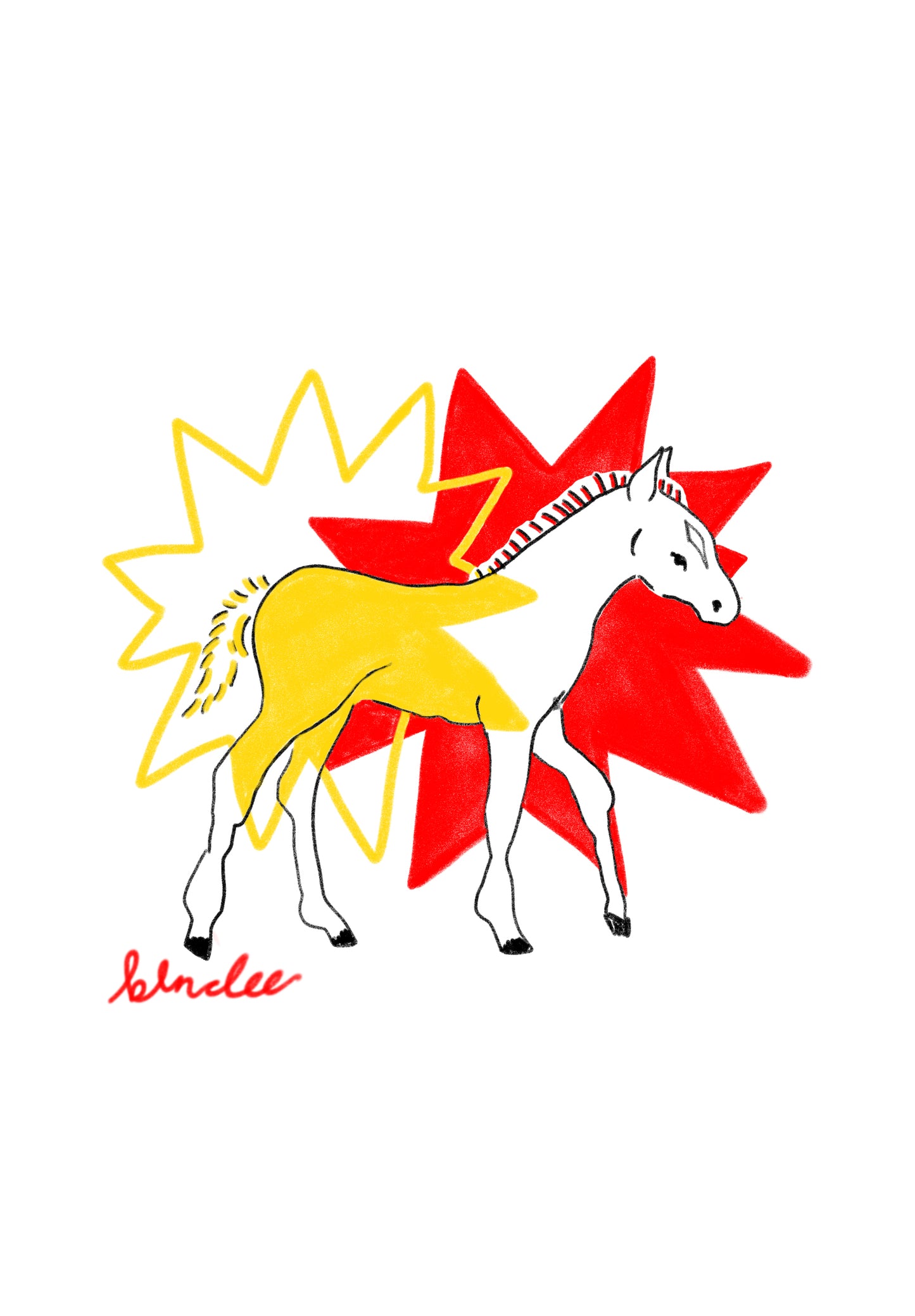 YEAR OF THE HORSE PRINT