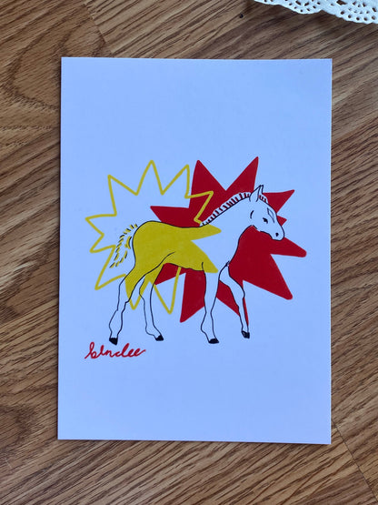 YEAR OF THE HORSE PRINT